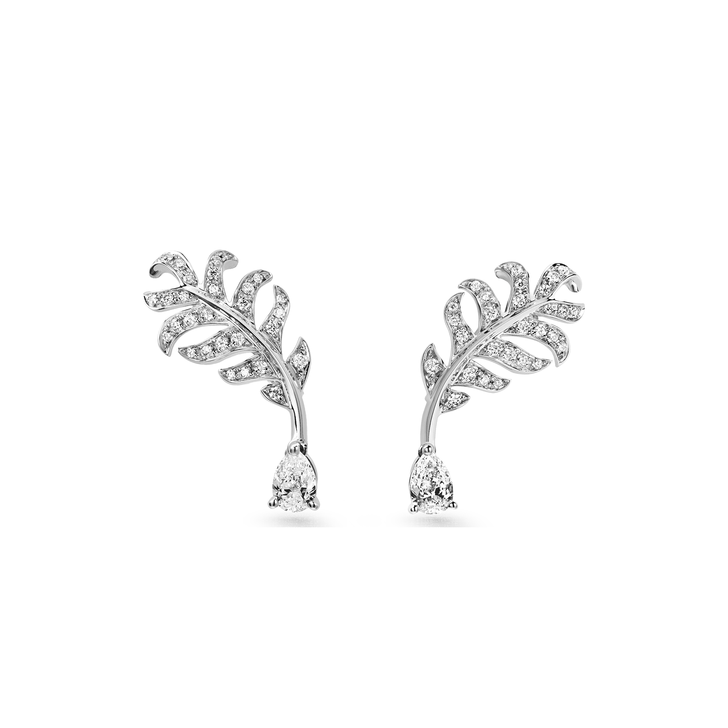 Ch*el plume de Ch*el earrings j10816